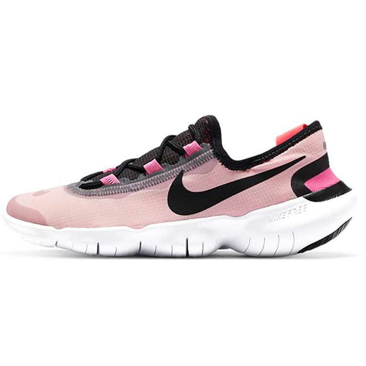 

New Nike Free Rn 5 2020 Platinum Violet Black Women s CJ0270-004 41