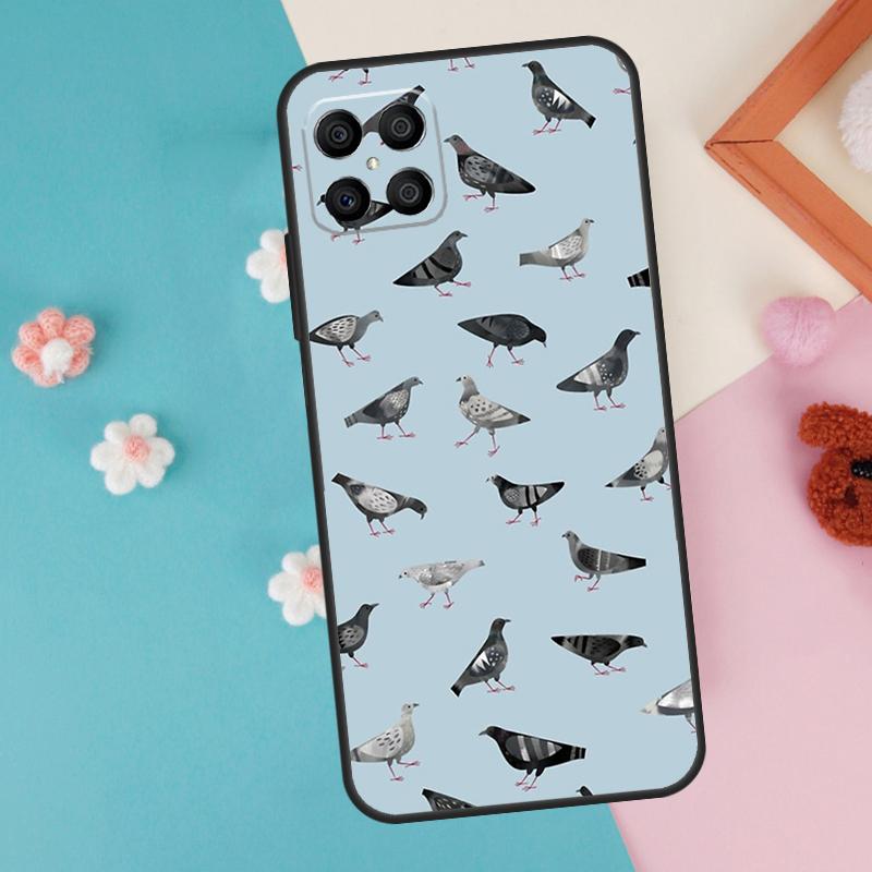 Pigeons Collage Case For Honor 200 Pro 50 70 90 Lite X9a X8a X8 X9 X8b X9c X9b Honor Magic 7 5 6 Pro Cover