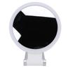 Double Sided LED Makeup Mirror 3000K 5500K 8000K Stepless Dimmable 1X 10X Magnifying Mirror with Foldable Handle