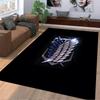 Attack on Titan Wings Logo carpet Non-slip rug suitable for living room and bedroom sofas