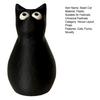 Secret Stash Cat 3D Printed Black Cat Figurine for Hiding Small Items Cute Cat Prank Table Decor Collectible Figures for Cat Lovers