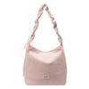 Nischen-Bonbonfarbe leichte plissierte Schultergurt-Tragetasche Damen Sommer neu große Kapazität Schulter Messenger Bag