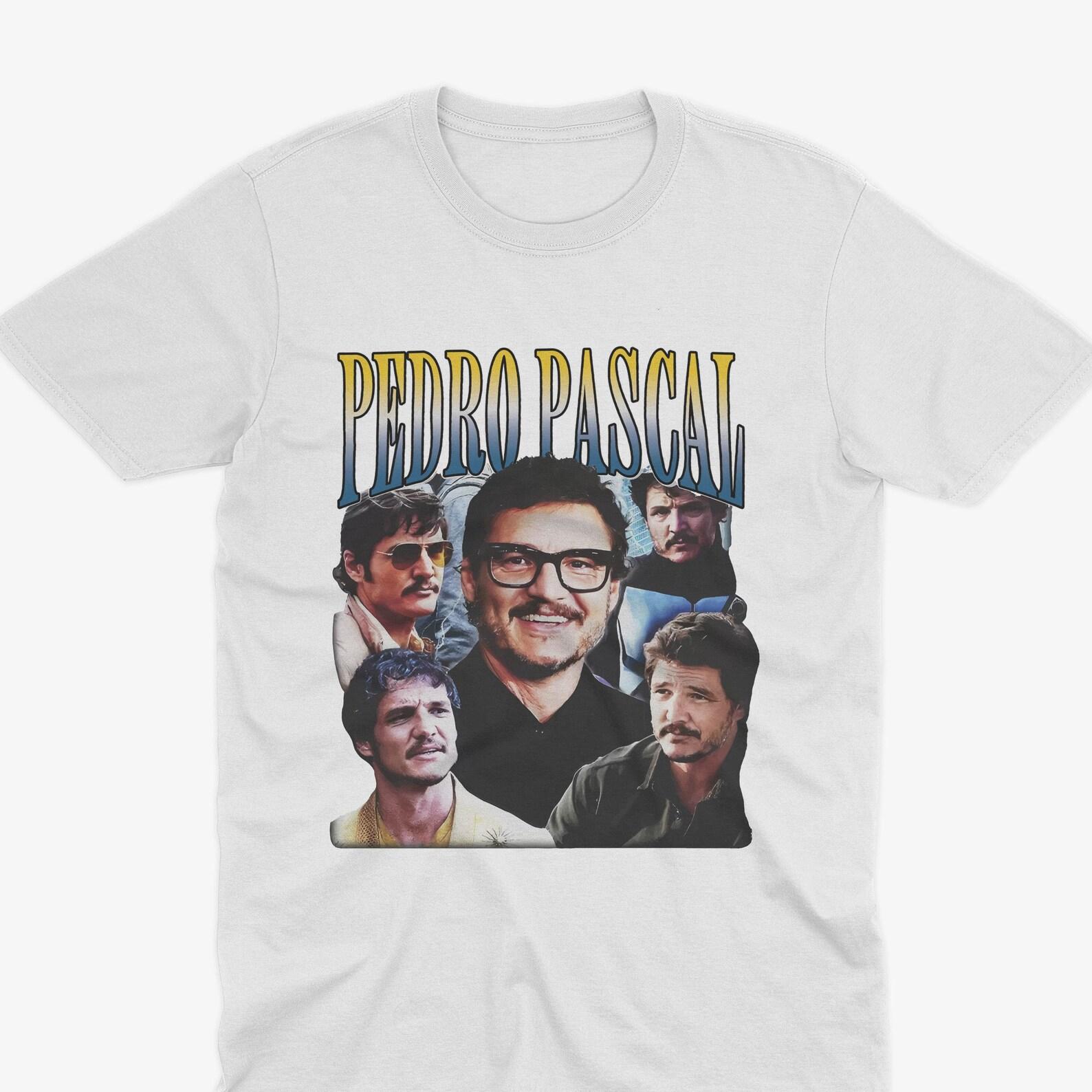 PEDRO PASCAL Retro Style T-Shirt, Pedro Pascal Vintage Shirt, Pedro Pascal T-Shirt, Pedro Pascal Fans Gift, Pedro Retro 90s Tees XL