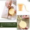 Folding Cup, Folding Cup with Lid, 180ml, Multifunctional, Heat Resistant,