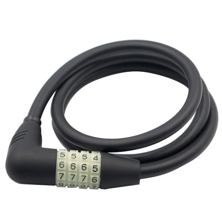 

Asahi Cycle Easy My Dial Lock, 10x1000mm, Black, Bicycle Wire Lock