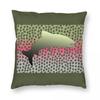 Rainbow Trout Square Pillowcase Polyester Linen Velvet Creative Zip Decorative Pillow Case Home Cushion Case