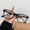 No makeup retro anti-blue glasses versatile PC flat glasses new personalized color-changing anti-blue glasses