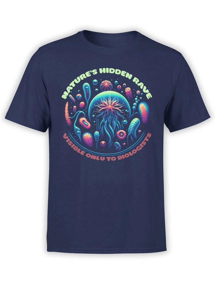Biologist Tshirt Collection Hidden Microbial Rave Tshirt Unisex S
