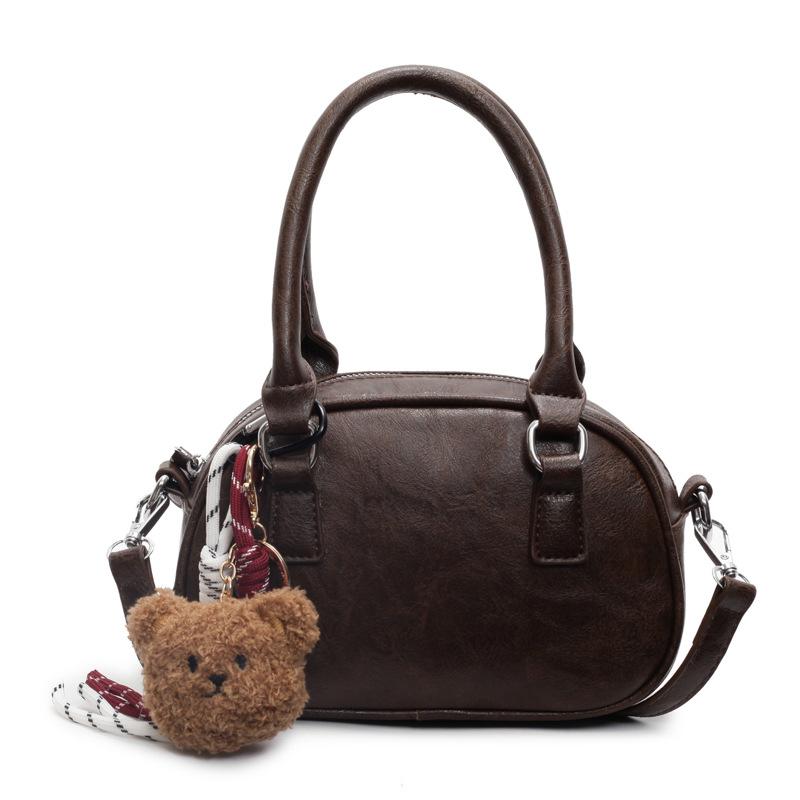 

Сумка Женская Новая Повседневная Сумка-тоут Сумка через плечо Женская Модная Универсальная Сумка-мессенджер темно-коричневого