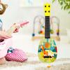 Kids Guitar Toy 4 String Mini Early Learning Ukulele for Educational