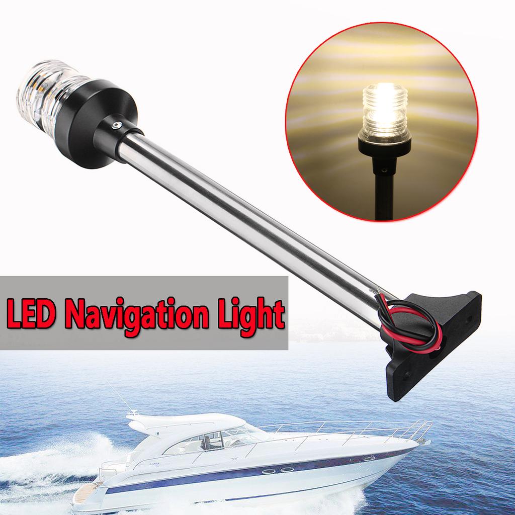 Buy Pactrade Marine Boat Pontoon LED Navigation Stern Anchor Pole Light Lamp 1224V Fold Down