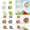 200ml Automatic Bird Water Feeder Detachable No Drip Parrot Drinking Fountain Transparent Top Fill Bird Water Dispenser