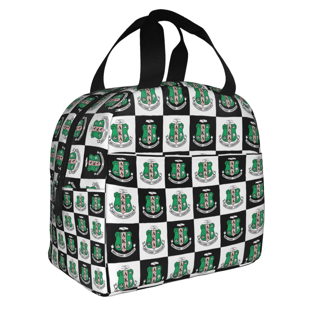 AKA The First Historically African Sorority Thermal Insulated Lunch Bag Lunch Container for Outdoor Picnic Storage Food Box
