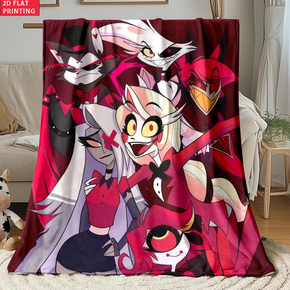 Anime Thin Flannel Blanket for Bedrooms,Living Rooms,Sofas Blankets,Offices,Lunch Breaks,Picnics,blankets Fluffy Blanket