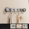 No Drilling Hanging Clothes Hooks Wall-Mounted Kitchen Storage Hooks  for Home