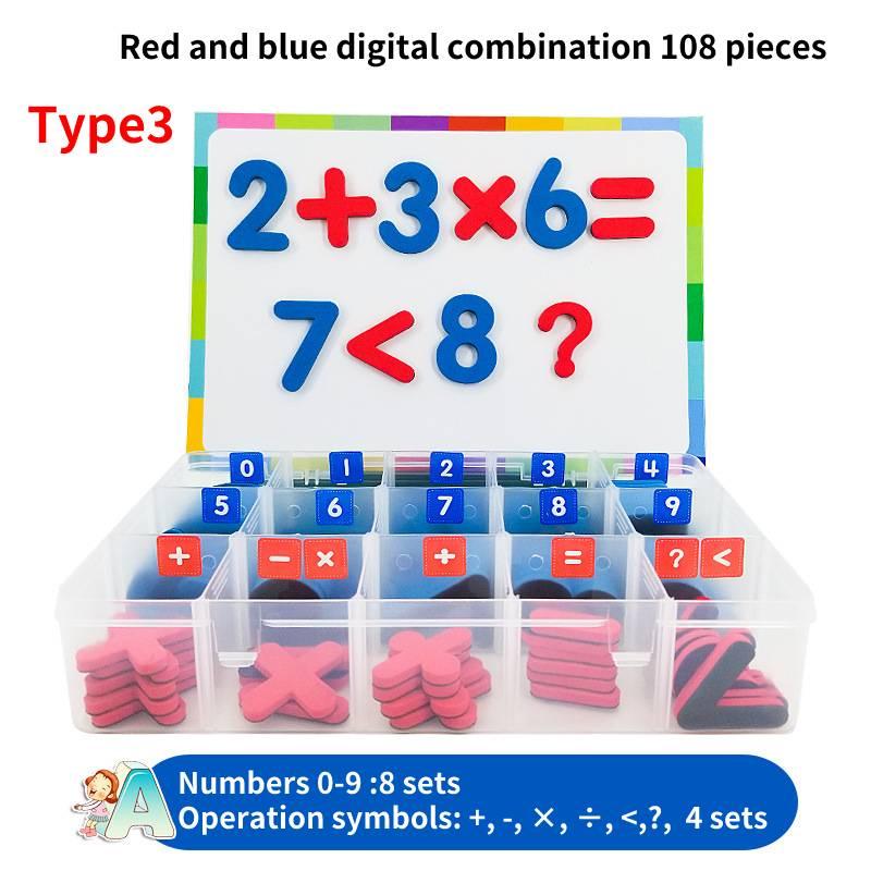 Number Letter Magnetic Set Foam Alphabet Abc Educational Toy For  Kids Children