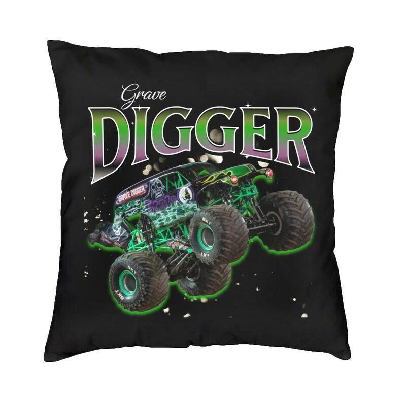 Monster Truck Monster Jam Cushion Cover 45x45 Decoration 3D Printing Throw Pillow Case for Car Double Side