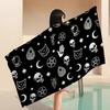 Witches Moon Tarot Beach Towel Colorful Bath Towels for Girl Microfiber Quick Dry Custom Sand Free Beach Yoga Spa Gym Pool