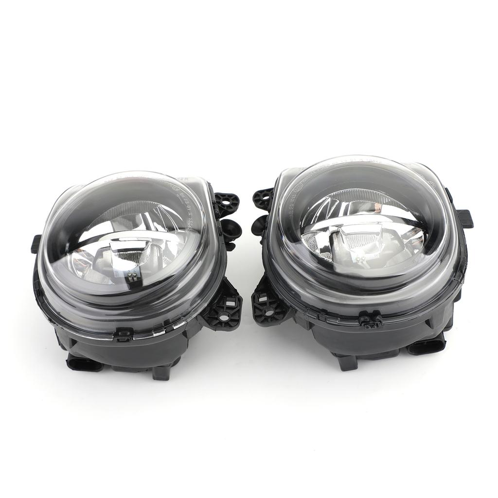 Pair LH+RH Front LED Fog Lights Lamps Foglights For BMW 5 Series F10 F07 LCI CT