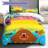 Hey Duggee Pattern Bedding Quilt Set  Home Decoration  Gift (1 * duvet cover + 2 * pillowcase  without core)