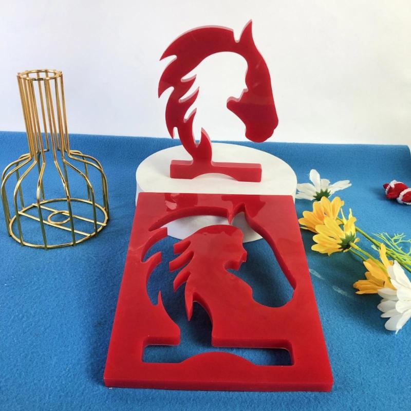 Sculpturi Cap de Cal Matriță de Turnare Matrițe din Silicon Rezistente la Temperaturi Înalte Figurine Siluetă Fată Matrițe de Decorare