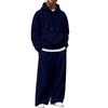 Ensemble sweat à capuche zippé et pantalon de jogging d'hiver pour homme - Tenue décontractée par temps froid