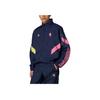 adidas Originals FW24 Juventus Collection Logo Zip Long Sleeve Vintage Jacket Men Jacket Blue Pink IN5601