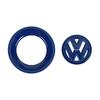 ABS Plastic Car Steering Wheel Emblem Trim Sticker For Volkswagen VW Golf Passat Bora Jetta Tiguan CC Scirocco Lavida SantanaAL3