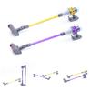 Mini Aspirapolvere Scala 1/12 Modello Realistico di Aspirapolvere Mini Aspirapolvere per Bambole per Collezionisti Gioco Immaginativo Accessorio per Casa delle Bambole