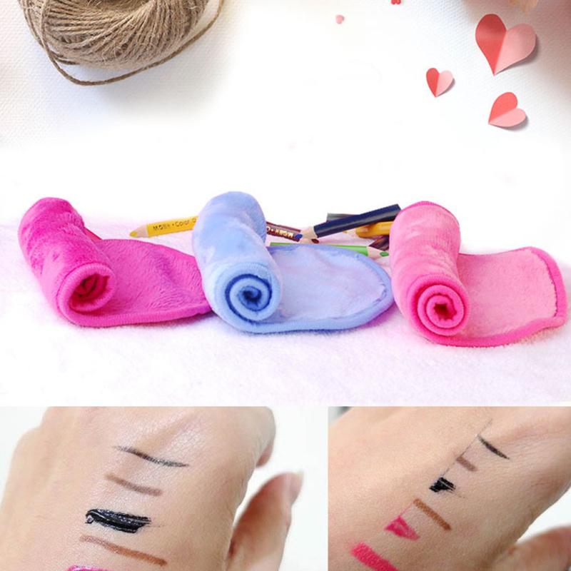 Yeniden Kullanılabilir Makyaj Temizleyici Yüz Makyaj Temizleme Havlusu Mikrofiber Bez Pedleri Yüz Temizleyici Yüz Silin