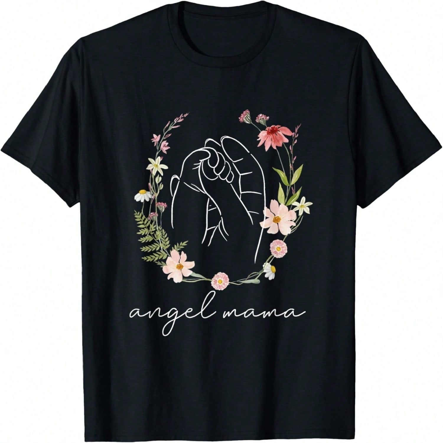 Minimal Crescent Moon Lotus Flower Space Yoga Meditation Art T-Shirt S разноцветный