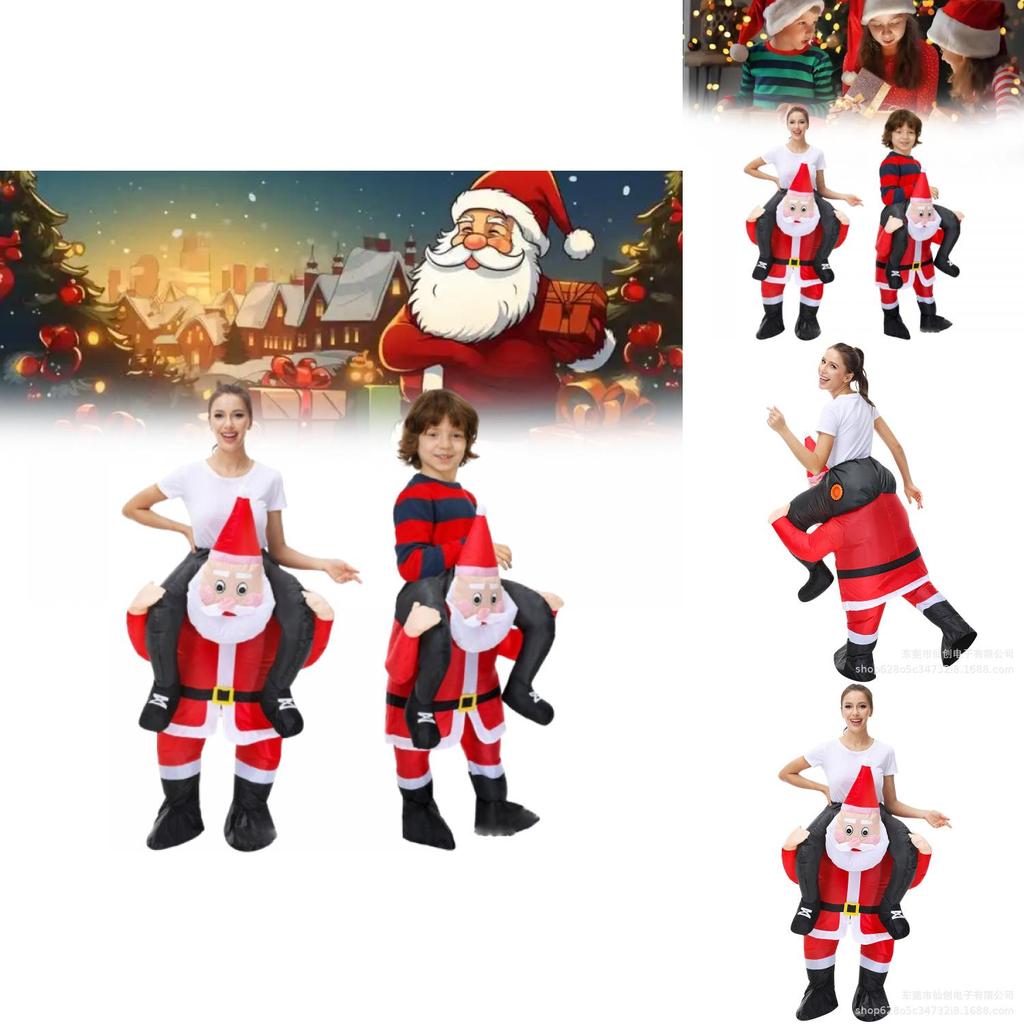 Christmas Santa Claus Inflatable Costume For Celebrations And Seasonal Gatherings
