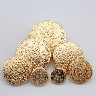 10 Stück/Los Marke Hochwertige Metall Goldene Knöpfe für Mantel Kleidung Anzug Verschluss Plattierung Metallknöpfe Nähzubehör