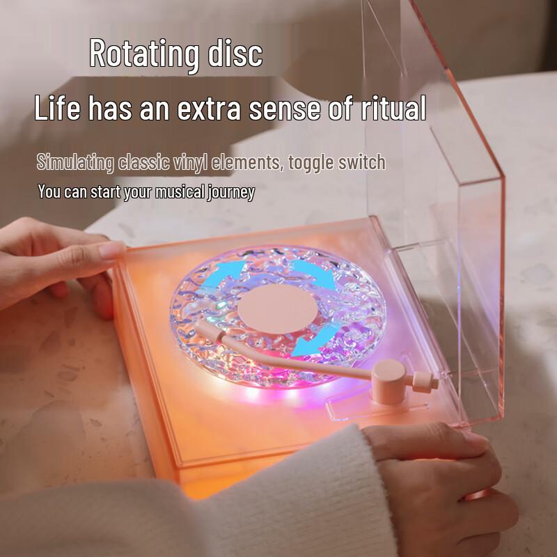 X08 Water Ripple Bluetooth Speaker with Star Projection & Ambient Light