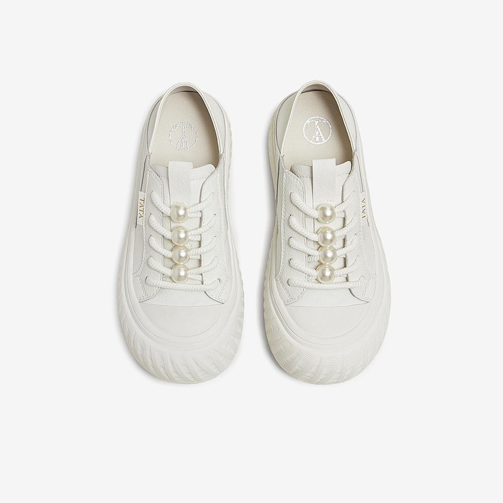 TATA/She 2025 Summer Sports Fashion Casual Women's Board Shoes