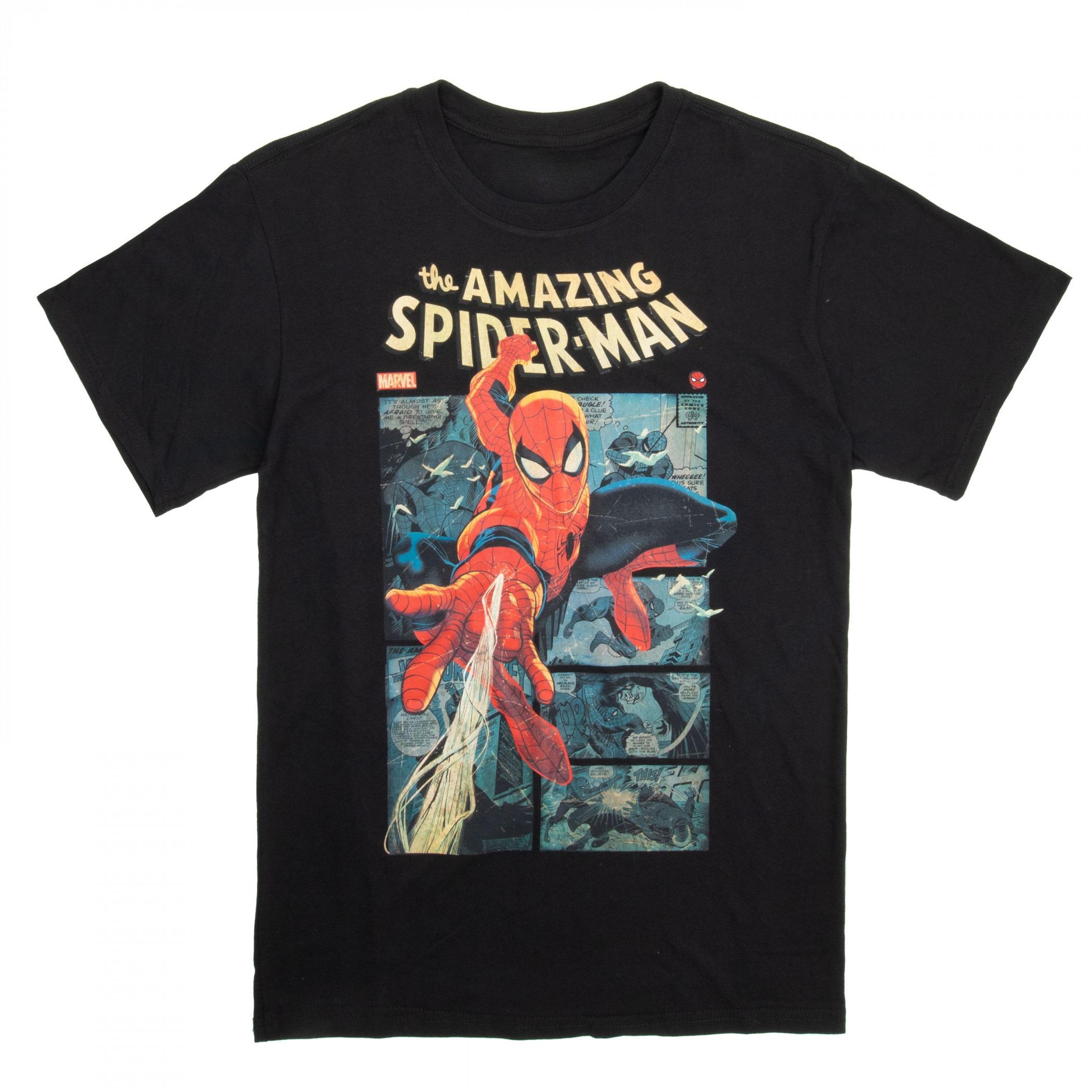

Miniso Spidermans Women Men T Shirt Fashion Printed Summer Clothes Fashion Street Anime Cartoon Tee Shirt Short Sleeve Tops 4XL