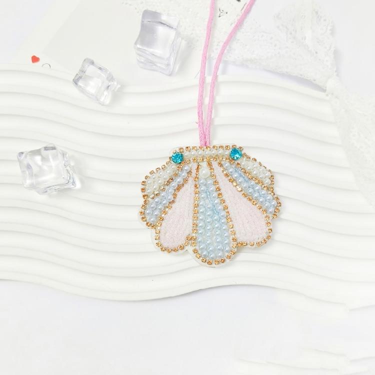 Lightweight Marine Themed Pendant For Bag Decoration with Coral And Shell Themed Bag Accessory Charm Backpack Decors