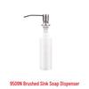 Kitchen Sink Soap Dispenser - Stainless Steel Extension Tube Detergent Presser