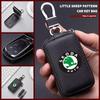 For Skoda Car Key Wallet Keys Organizer Bag Zipper Key Case Decoration Accessories S Kodiaq Octavia 2 3 Yeti Karoq Rapid Fabia