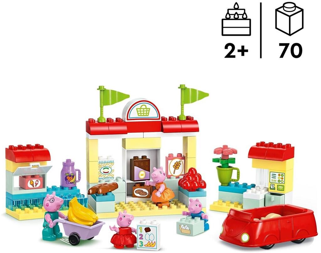 LEGO Duplo Constructor – Peppa's Supermarket Set (10434)