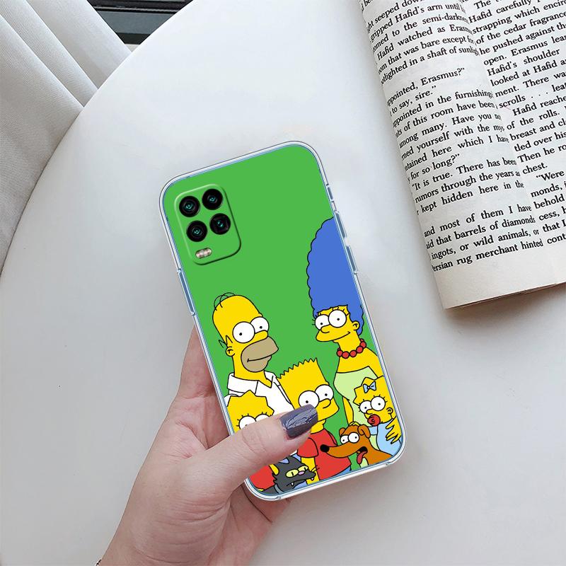 S-Simpsons-Art Transparent Phone Case for Motorola Moto G7 G8 G9 G84 G85 G73 G24 G15 Z2 Play Power Plus