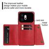 Vintage Leather Card Holder Phone Case for HONOR 600 Card Pockets Dual Snap Buttons Flip Wallet Shell