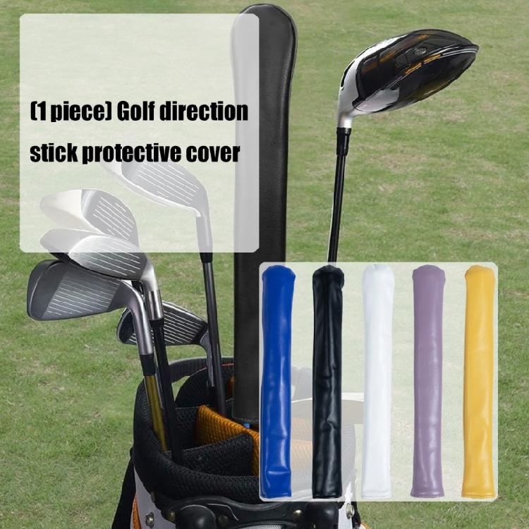 Pouzdro na zarovnávací tyč na golf Jednoduchý kryt hlavy zarovnávací tyče PU kůže Chránič hole Golfový doplněk