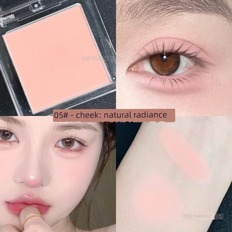 Yellow Eyeshadow Concert Makeup Single Color Matte Lemon Yellow Low Saturation Base Mint Mamba Green Blue Eye Makeup