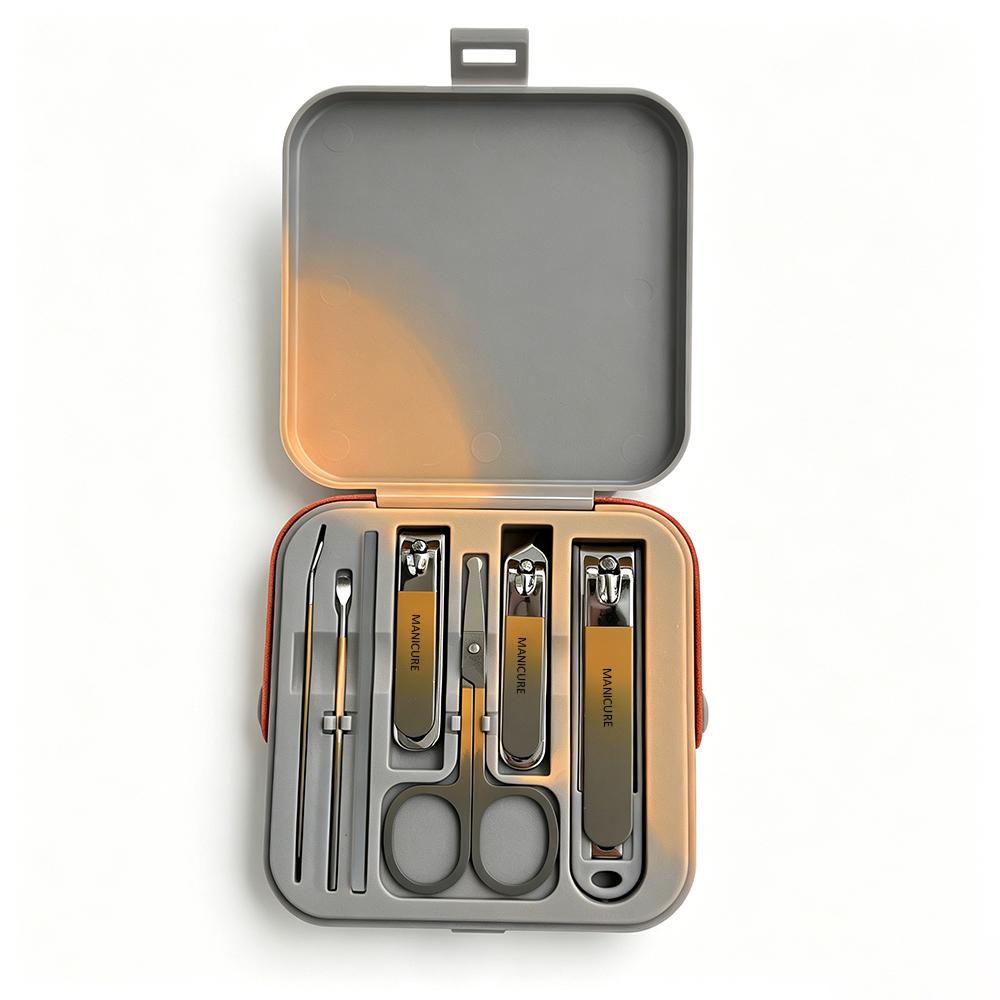 Xiaomi Complete 7 Pcs Set Manicure Kit Nail Clippers with Clippers Cuticle Pusher & Trimmer Portable Gift For Women and Men