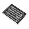 6Pcs Glass Icicle Ornament Xmas Tree Decor Christmas Decoration Charm Pendant for Holiday,