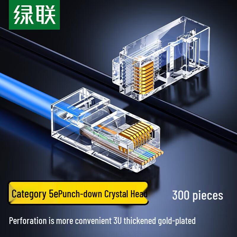 

UGREEN CAT5E Gigabit RJ45 Ethernet Pass-Through Connectors