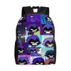 Teens Titans Go Backpack  Outdoor Backpacks Male Design Pattern High School Bags Fashion Rucksack