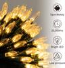 Lala Bubble Multicolor Waterproof String Lights - Christmas Starry Curtain with Battery Box
