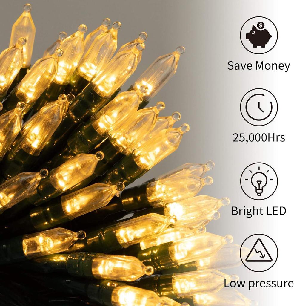 Lala Bubble Multicolor Waterproof String Lights - Christmas Starry Curtain with Battery Box